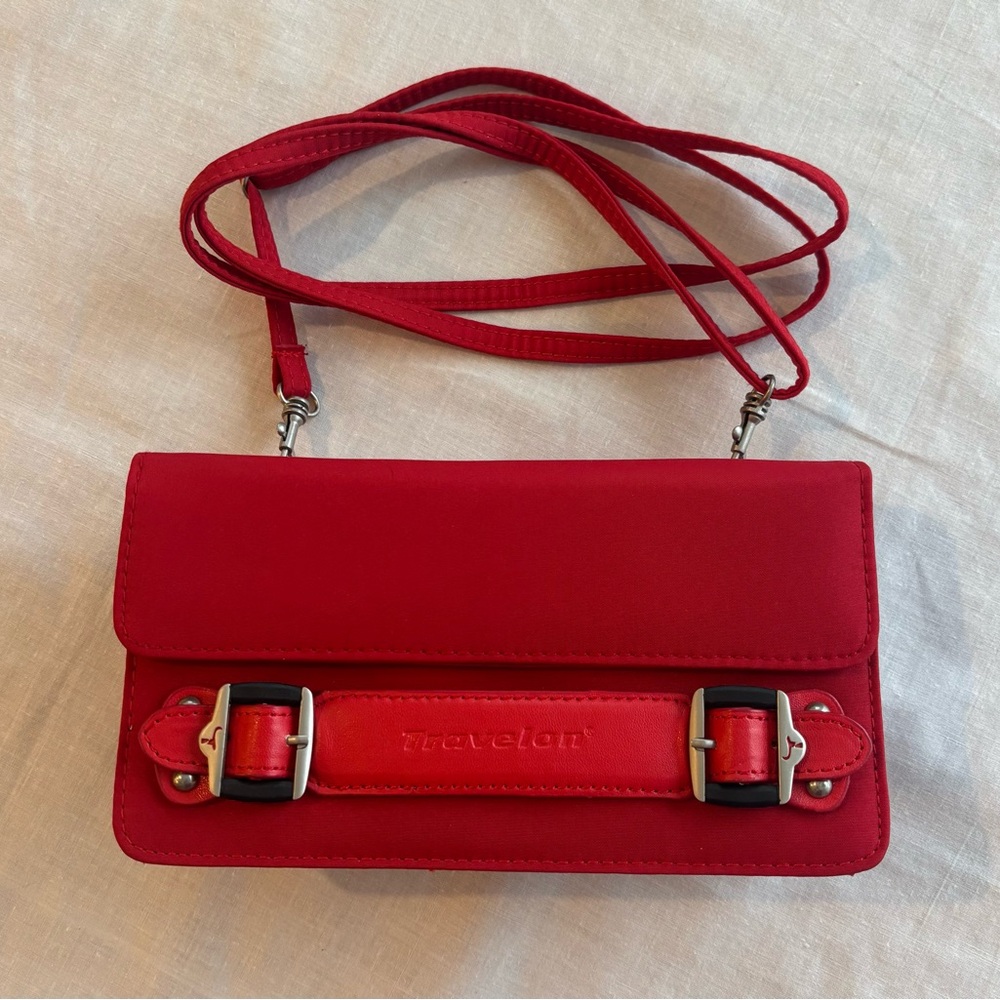 Travelon Red Crossbody Bag